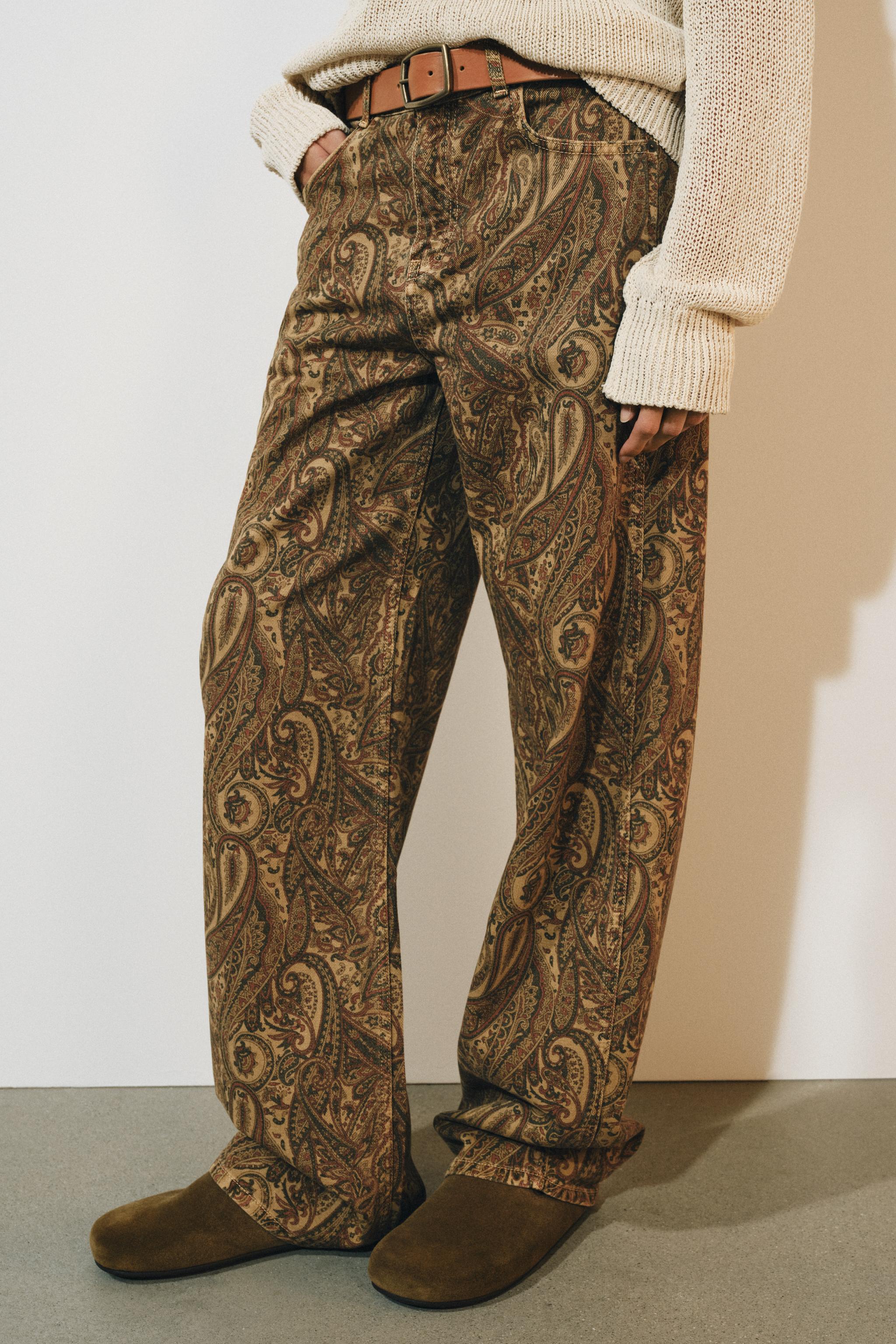 ZW COLLECTION MID-RISE CURVED STRAIGHT JEANS